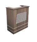 Custom solid surface modern office reception desk Coffee 02, Best office Furniture in Dubai, Ajman | Interwood Furniture, Office Furniture