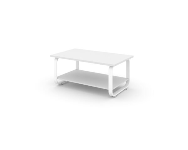 Modern White Coffee Table - Image 1