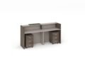 Two-Tone Modern Reception Desk - Image 2