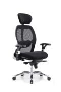 High-back ergonomic chair