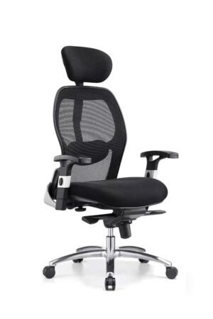 High-back ergonomic chair
