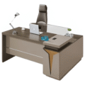 Luxury L-Shaped Executive Desk