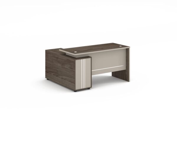 Executive Desk with Integrated Storage - Image 1