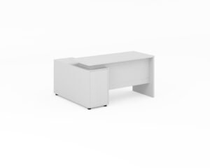 Modern L-Shaped Executive Desk