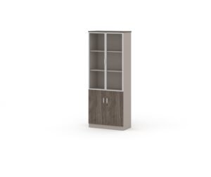 Office Storage Cabinet with Glass Doors