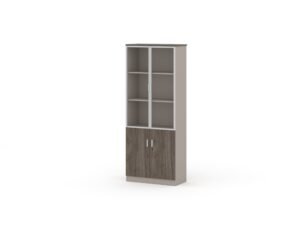 Office Storage Cabinet with Glass Doors
