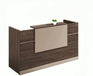 Wood Grain Reception Desk